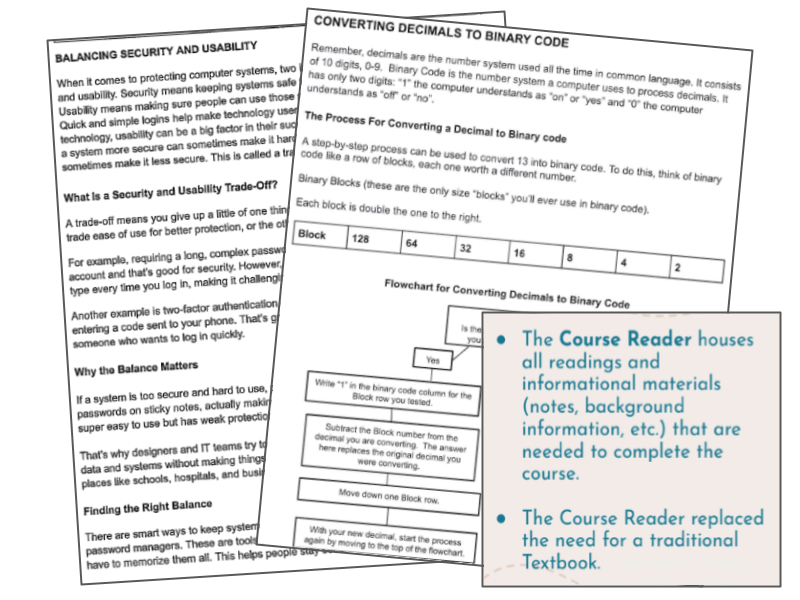 Course Reader Sample
