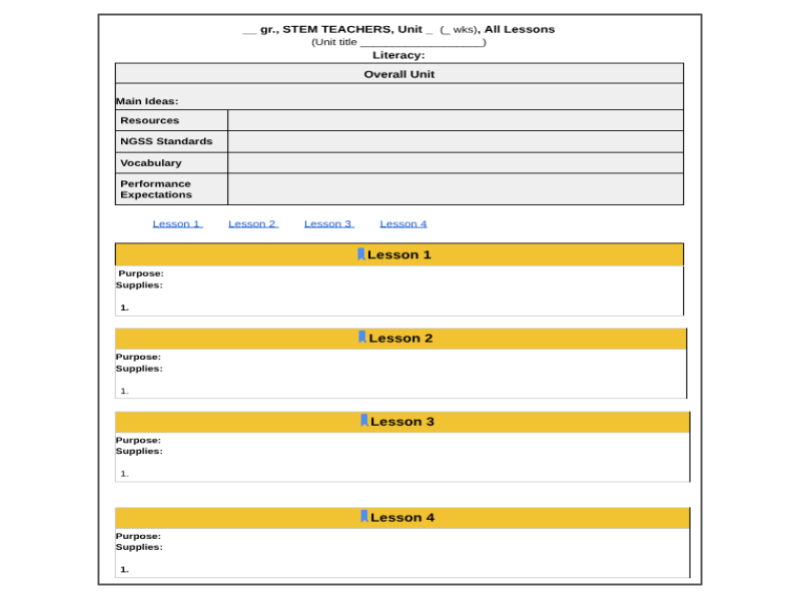 Lesson Template